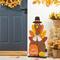Glitzhome® 31" Thanksgiving Wooden Turkey Porch Décor